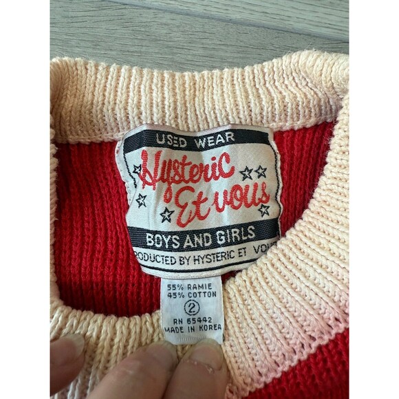 Hysteric Et Vous Varsity Cardigan School Spirit Novelty High School 80s | Size 2 - Picture 10 of 16